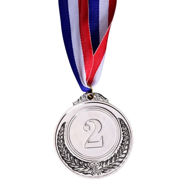 Custom Gold Medal With Ribbon