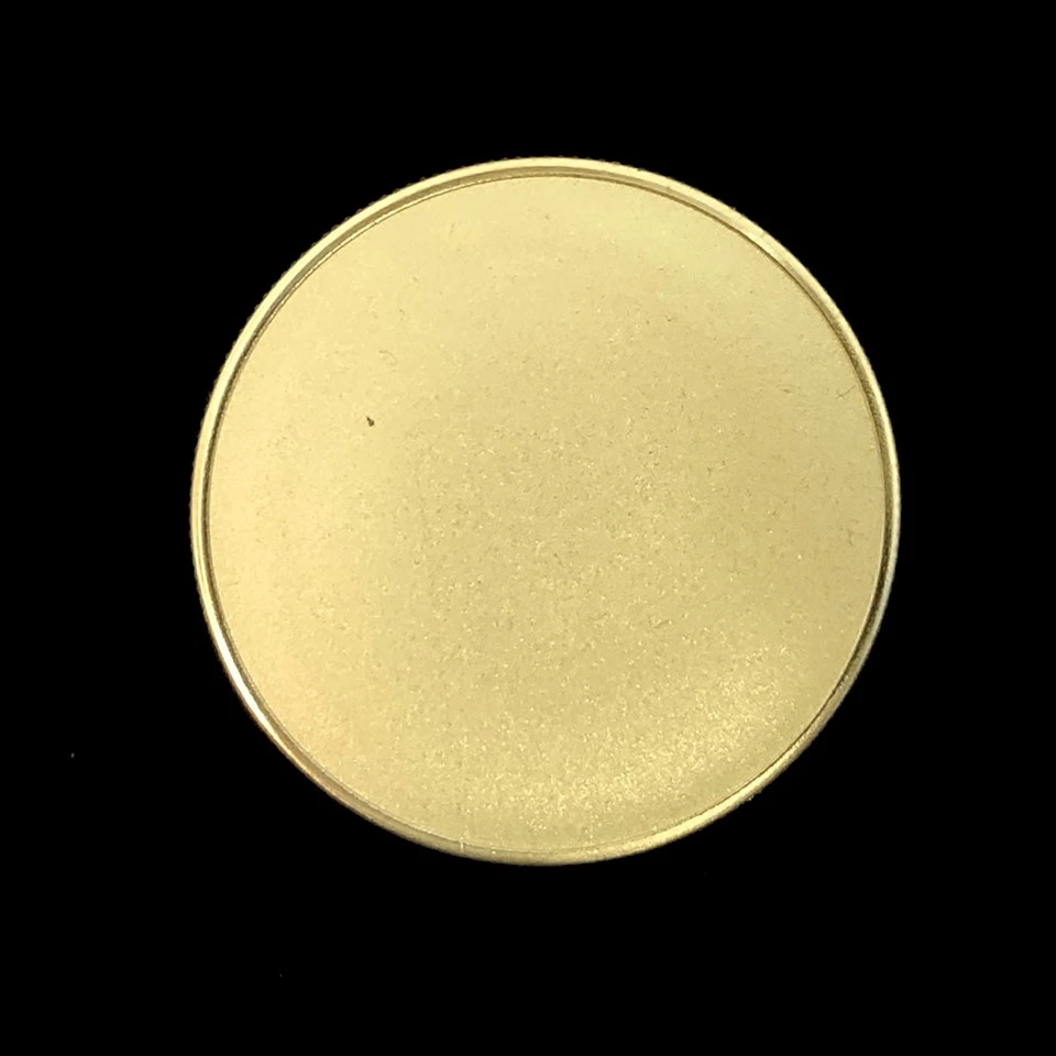 Pièce de défi double face gravée au laser en métal