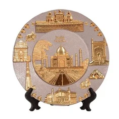 Plaque métallique ronde pour cadeau de plaque souvenir